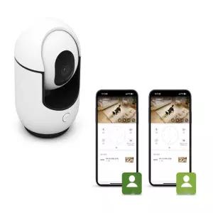 ipTIME Ai 고성능 스마트 홈카메라 CCTV 무선 와이파이 감시 IP 카메라 홈캠 펫캠 가정용 소형 야간 CC티비