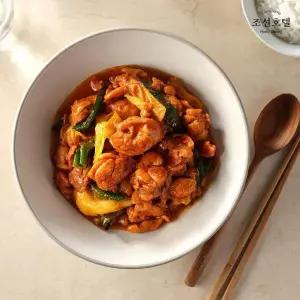 [신세계라이브쇼핑]조선호텔 닭갈비 300g X 4팩 (직)!