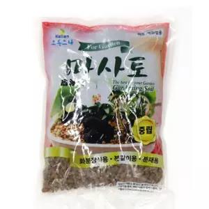 초록스타 마사토 분갈이 분재 화분 용토 중립 1.2리터/다육이/흙/세척마사토/실내/식물/식물키우기/다육이