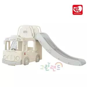 뉴 바닐라 프리미엄 버스 미끄럼틀 3in1 유아 아기 실내 미끄럼틀 운전놀이 놀이공간 2세부터 그린랜드79