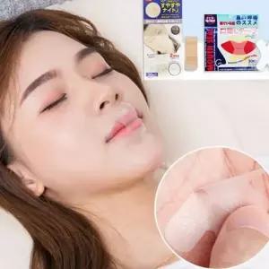 입벌림 방지 밴드 편안한 숨쉬기 수면용 입벌림 방지 테이프 호흡 밀착형 피부용 자극 타입 피부 없는