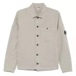CP컴퍼니 MUST IT_CP COMPANY CottonLinen Overshirt 18CMOS102A 006273G 327) 코튼리넨 오버셔츠)