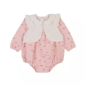 [더센트럴] 아가방 봄 아멜래빗바디수트(조끼)(PINK)01T12795358