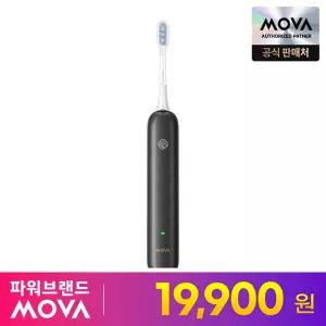 모바 전동칫솔 MOVA Fresh Pro 블랙 무선 터치 IPX7 방수 10단계 진동 음파 전동칫솔