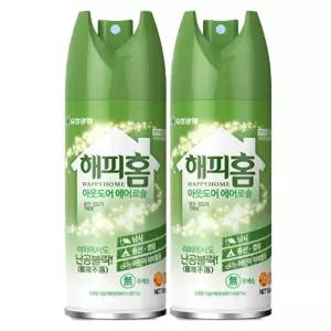 아웃도어 에어로솔 모기 진드기 기피제 150ml 2개/벌레/퇴치/스프레이/캠핑/피크닉/등산/야외용/휴대용