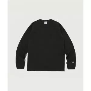 챔피온 CHAMPION T1011 7oz 포켓 긴팔 티셔츠 Black (Made in USA) CKTS3FM01BK 289321