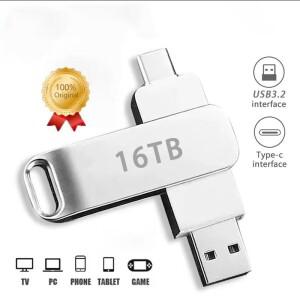 고속 전송 메탈 메모리 카드 플래시 드라이브 방수 내구성 2TB USB 3.2