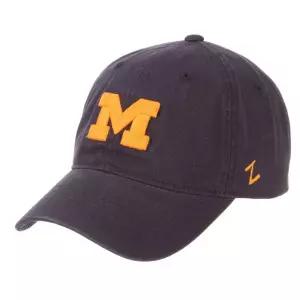 NCAA Zephyr Michigan Wolverines 남성용 장학금 편안한 모자, 조절 가능, 팀 색상