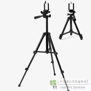 [로지프로] 카메라 스마트폰 겸용 3단 삼각대 블랙 소형삼각대