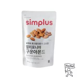 Simplus 캘리포니아 구운 아몬드 600g 1개