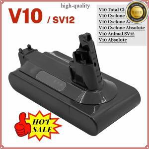 다이슨 호환 V10 용 12800mAh 25.2V 배터리 SV12 절대 동물 리튬 이온 진공 청소기 충전식