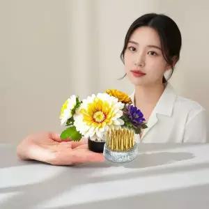 꽃꽂이 침봉 고정판 도자기 화기 화훼 장식용 소형 23mm