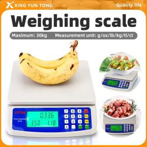 30kg 1g 정밀 디지털 저울, 주방 전자 플라스틱 커피, 식품, 개밥
