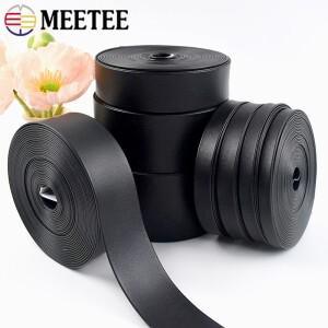 5/10M 블랙 PU 가죽 	 레이스 리본 롤 3-50mm 바느질 가방 스트랩 목걸이 팔찌 밴드 공예 재료에 대한 장식