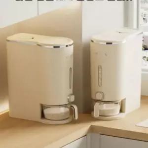진공 쌀통 보관 잡곡통 원터치 보관통 5KG 10KG