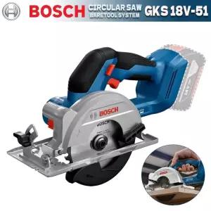 테이블쏘 BOSCH GKS 18V-51 무선 원형 톱 18V 전문 140mM 전기 목공 절단기 Bosch 전동 공구