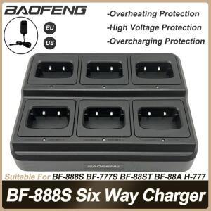 BF-888S BAOFENG 워키토키 및 배터리 멀티 유닛 충전기 베이스, 6 방향 적합