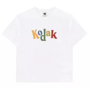 코닥 로고 아트웍 코튼 반팔 티셔츠 K6223LRS35WHT