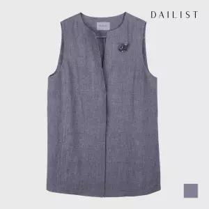 [데일리스트] 린넨 롱 베스트_MDBQCXM3431