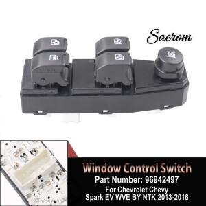 96942497 Chevrolet Spark EV WVE BY NTK 2013-2016 앞 좌측 드라이버 마스터 파워 윈도우 스위치 유리 버