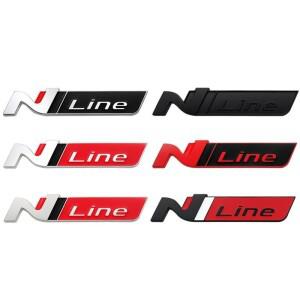 호환상품 현대 호환 Nline i30 코나 투싼 쏘나타 엘란트라 아반떼 벨로스터 자동차 액세서리용 3D 메탈 스