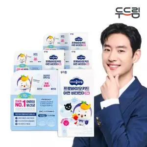 [두드림] 아이클타임 프로바이오키드 아연 비타민D 캡슐 30캡슐 X 4박스 (4개월분)