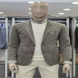 [브렌우드]데님 라이크 면 워싱 자켓 캐쥬얼 카키 양말증정
