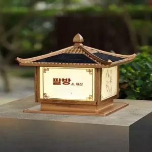 커니 태양광 야외등 펜션 단독주택 실외등 정원등 4색 문주등 대문 마당