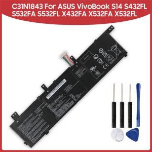 ASUS VivoBook S14 S432 S15 3640mAh 용 프리미엄 교체 배터리 C31N1843