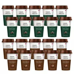 요거프레소 컵커피 200ml 카페모카 10컵 + 카페라떼 10컵