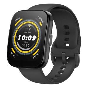 Amazfit Bip 5 스마트 워치 46mm GPS Amazon Alexa 내장 블루투스 통화 10일 배터리 심박수 VO2 Max 수면 모니터링 AI 헬스 트래커 앱 안드로이드 용 블랙