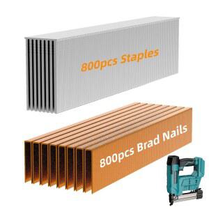 전기 스테이플 건용 18게이지 네일 스틸 스테인리스 브래드 800개