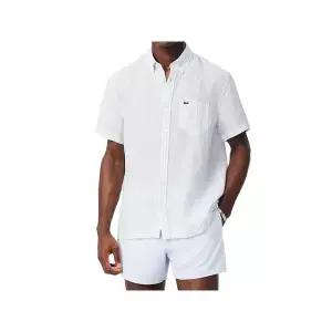 라코스테 LACOSTE 남성 린넨 스트라이프 반팔 셔츠 CH8061-56G 29I