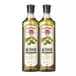 사조해표 해표 올리브유 식용유 기름 900ml x 2병