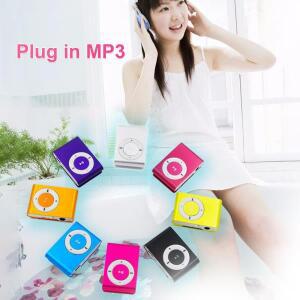 미니 휴대용 USB MP3 플레이어 클립 방수 스포츠 컴팩트 금속 음악 TF 카드 슬롯