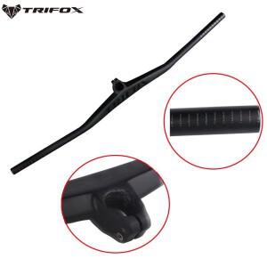 TRIFOX 카본 MTB 핸들 바 자전거 마닐라 라이저-2 도 1 자형 스템 통합 블랙 UD 매트
