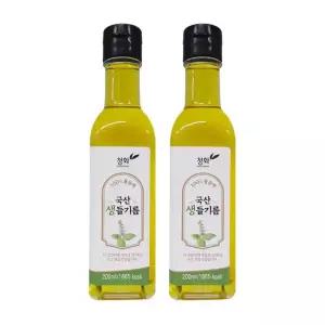 국내정통마트 청화농산 국산 생들기름 200ml x 2 설날음식재료, 정품
