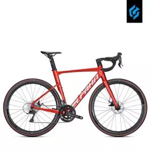 본사직판 엘파마 NEW 에포카 1 Gen2 메탈릭 레드 16단 초등학생 중학생 성인 입문용 로드자전거 완성차 픽업센터 수령