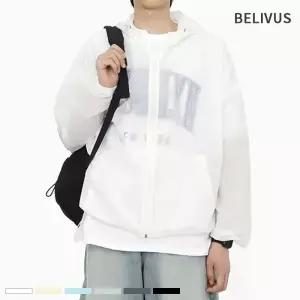 빌리버스 남자 시어 시스루 후드 바람막이 BRAT082