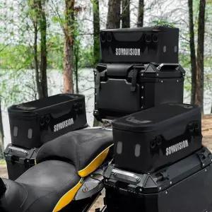 BMW R1250GS 어드벤처 LC ADV 베넬리 TRK 502 X 오토바이용 사이드 케이스 패니어 러기지 새들백 탑 백