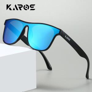 KROS 패션 선글라스 남녀공용, 스퀘어 오버사이즈 눈부심 방지 운전 안경, 미러 UV400 고글 YZ2016