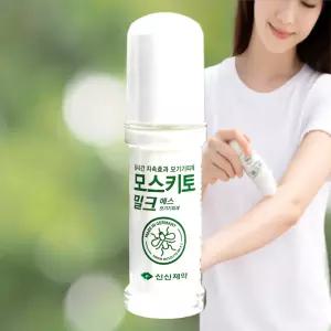 신신제약 모스키토 밀크 S 에스 50ml 모기기피제 바르는 모기약 벌레 진드기 모기퇴치제 캠핑 낚시[1개]