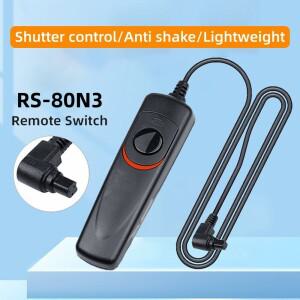 캐논호환 EOS R1 R3 R5 R5II 5D IV 1DX III 7D2 카메라 액세서리용 RS-80N3 유선 리모트 셔터 릴리즈 컨트