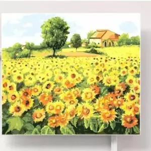 [문구/오피스] 페인팅 그림그리기세트 캔버스 해바라기 캔버스페인팅 40X50