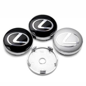 자동차  4개 56mm 타이어 허브 센터 캡 스티커 렉서스 ES300h RX350h UX250h NX LX RX ES용  호환