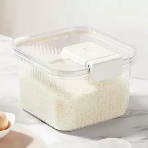 쌀벌레 차단 습기 방지 신선 밀폐 보관용 날짜 표시 쌀 보관 용기