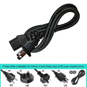 호환 아이로봇 룸바 i1 i3 i4 i6 i7 I8 J5 J6 J7 J8 플러스 WiFi 로봇 진공청소기 먼지 처리용 2구 AC 전원 코드 케이블