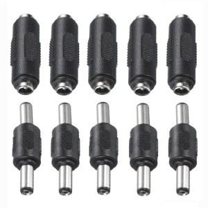 12V 24V 전원 커넥터 5.5x2.1mm 암수 어댑터 잭 플러그 카메라 LED 연결선