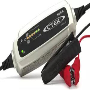 CTEK (56865) 08 2볼트 완전 자동 6단계 배터리 충전기 블랙