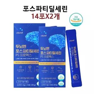 포스파티딜세린 PS 300 바나바잎 홍삼추출 식약처 인정 가루 분말 28포